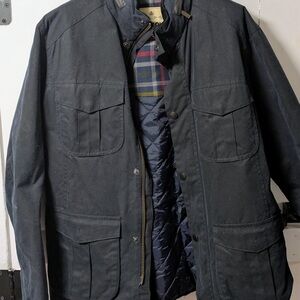Barbour Dark Blue Military Jacket